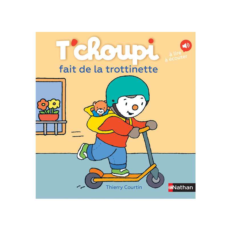Livre T'choupi fait de la trottinette - Nathan Jeunesse