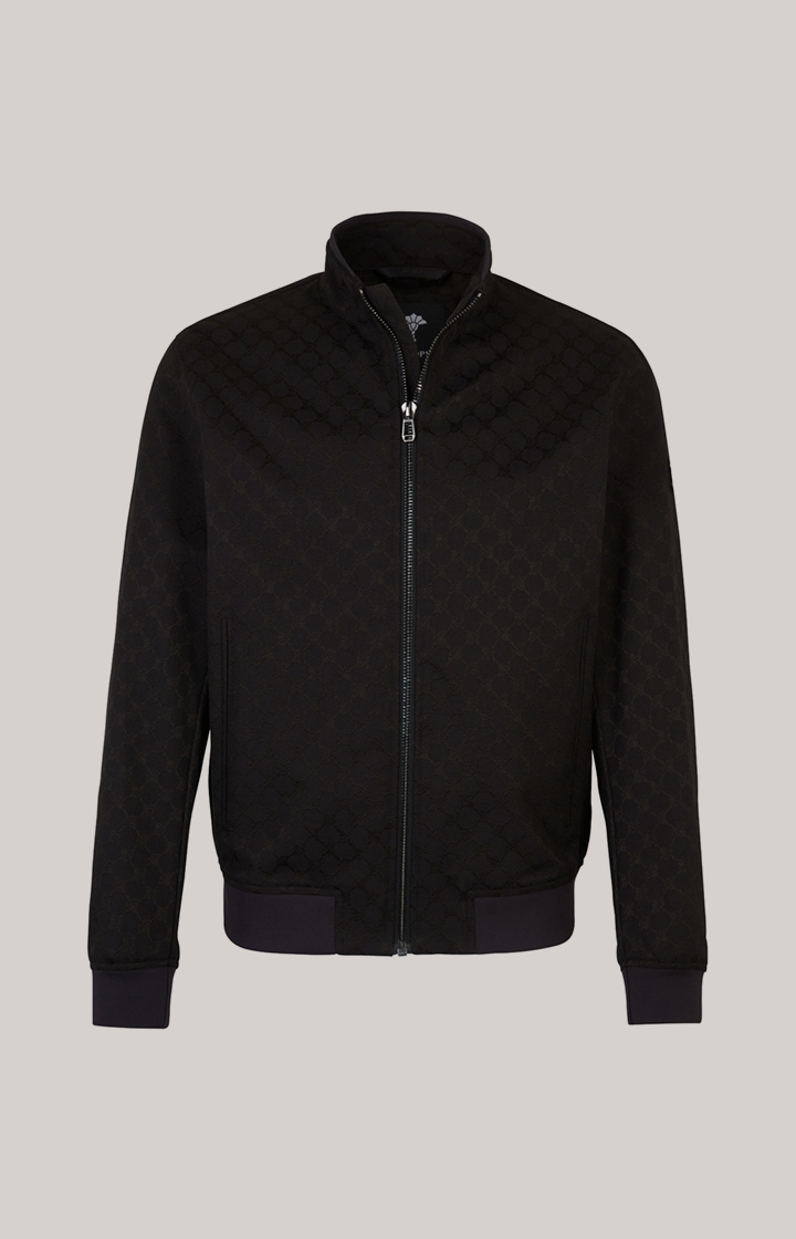 Cornflower-Jacke Escor in Schwarz gemustert