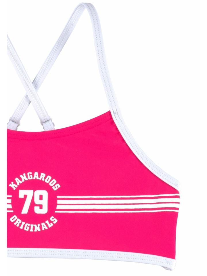Kangaroos Bustier-Bikini in pink günstig kaufen