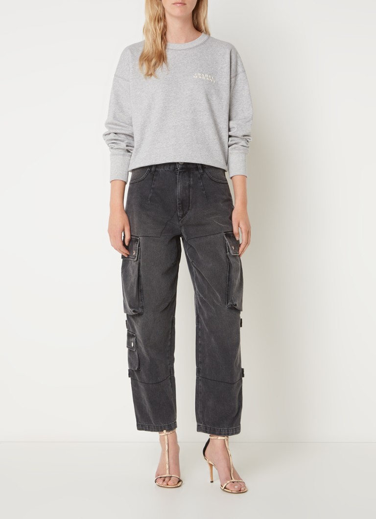Maglione Shad di Isabel Marant con logo ricamato