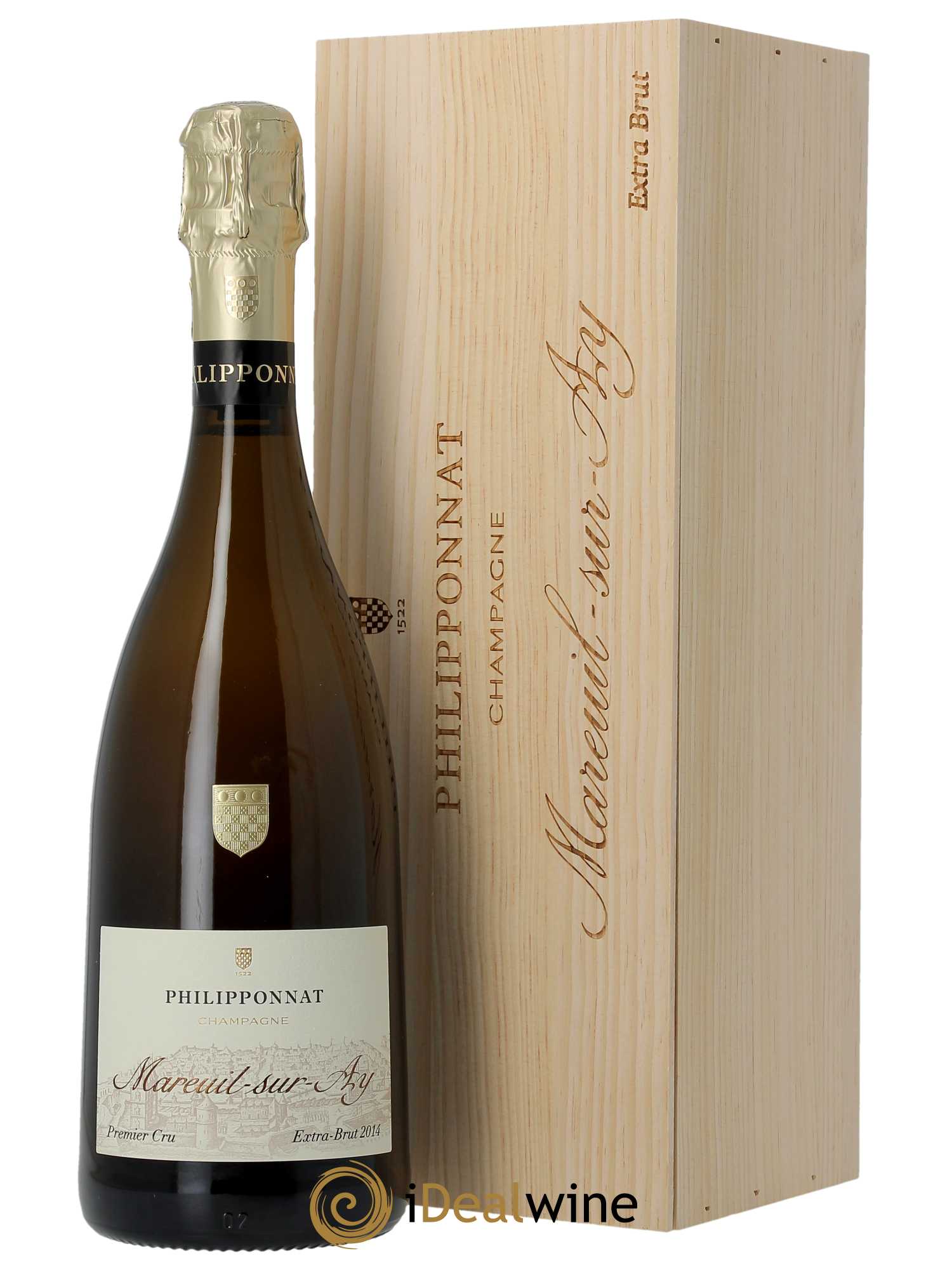 Mareuil-Sur-Ay Premier Cru Extra Brut Philipponnat  2014 - Lot de 1 Bouteille