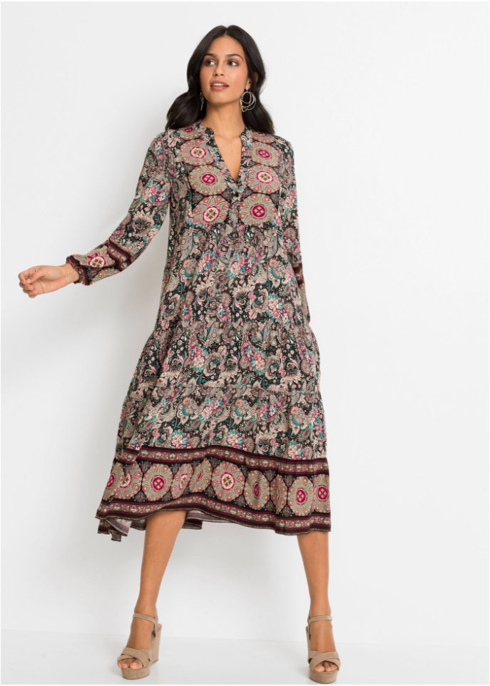 Bedrucktes Tunika-Kleid