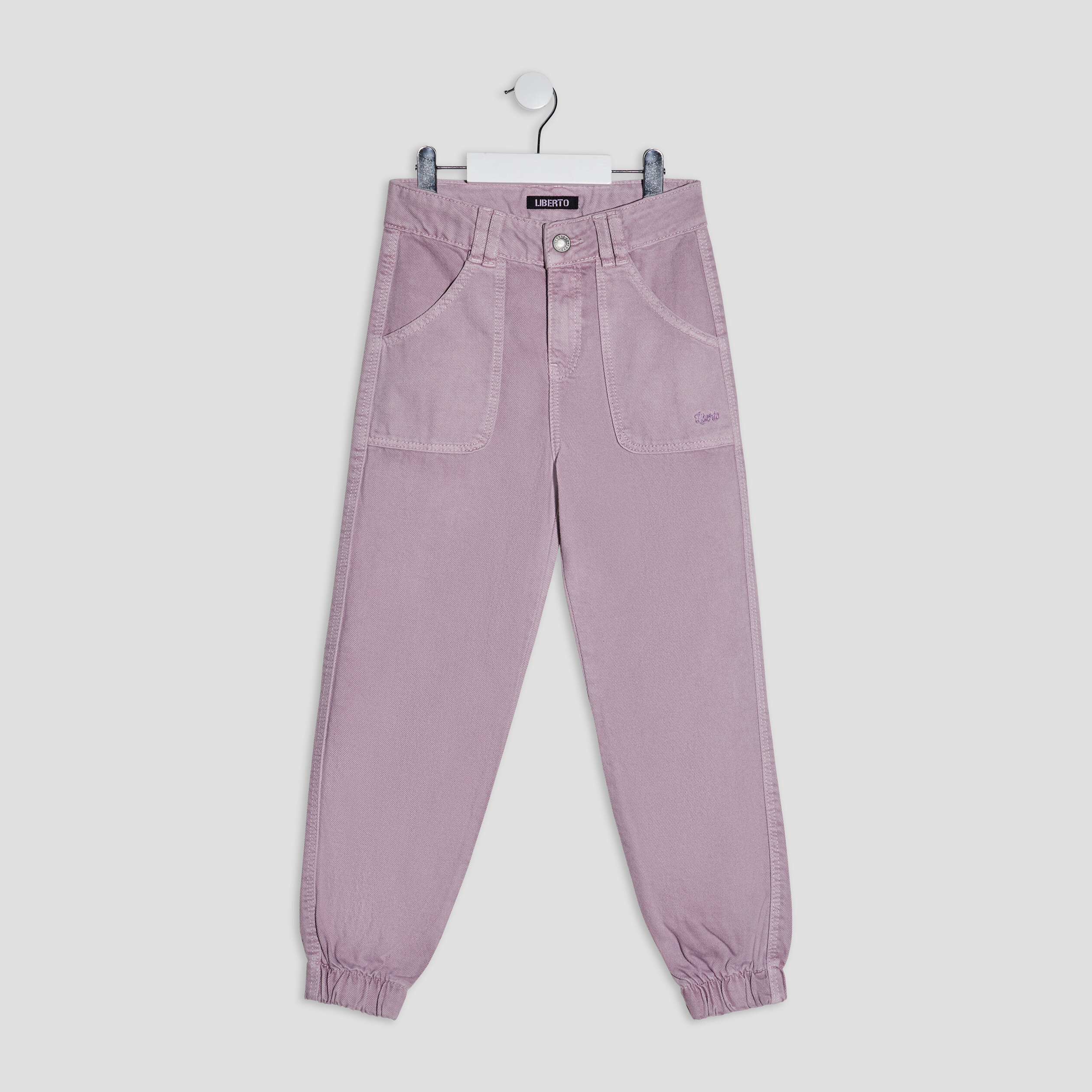 Pantalon jogpant Liberto violet fille | La Halle