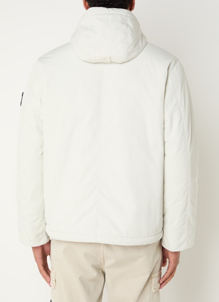 Stone Island 43426 μονωμένο μπουφάν με κουκούλα και πλαϊνές τσέπες