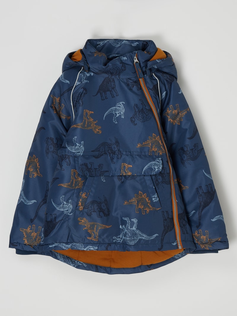 Steppjacke mit abnehmbarer Kapuze Modell 'Micco' in blau