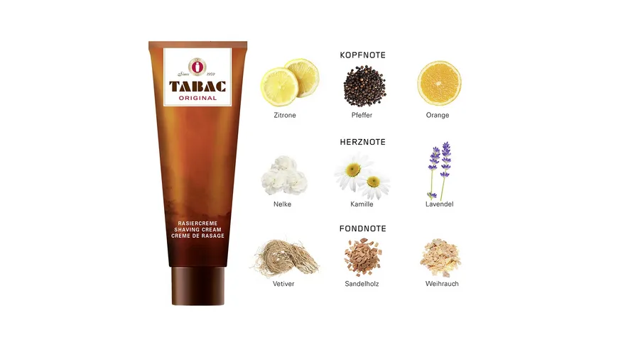 TABAC ORIGINAL Rasiercreme 100 ml