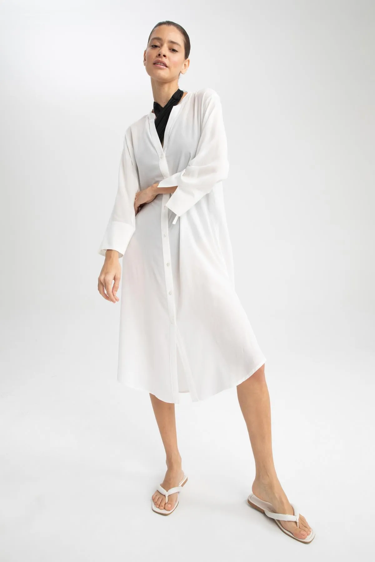 DeFacto  Be in Love Strandkleid mit normaler Passform - Z4659az23sp