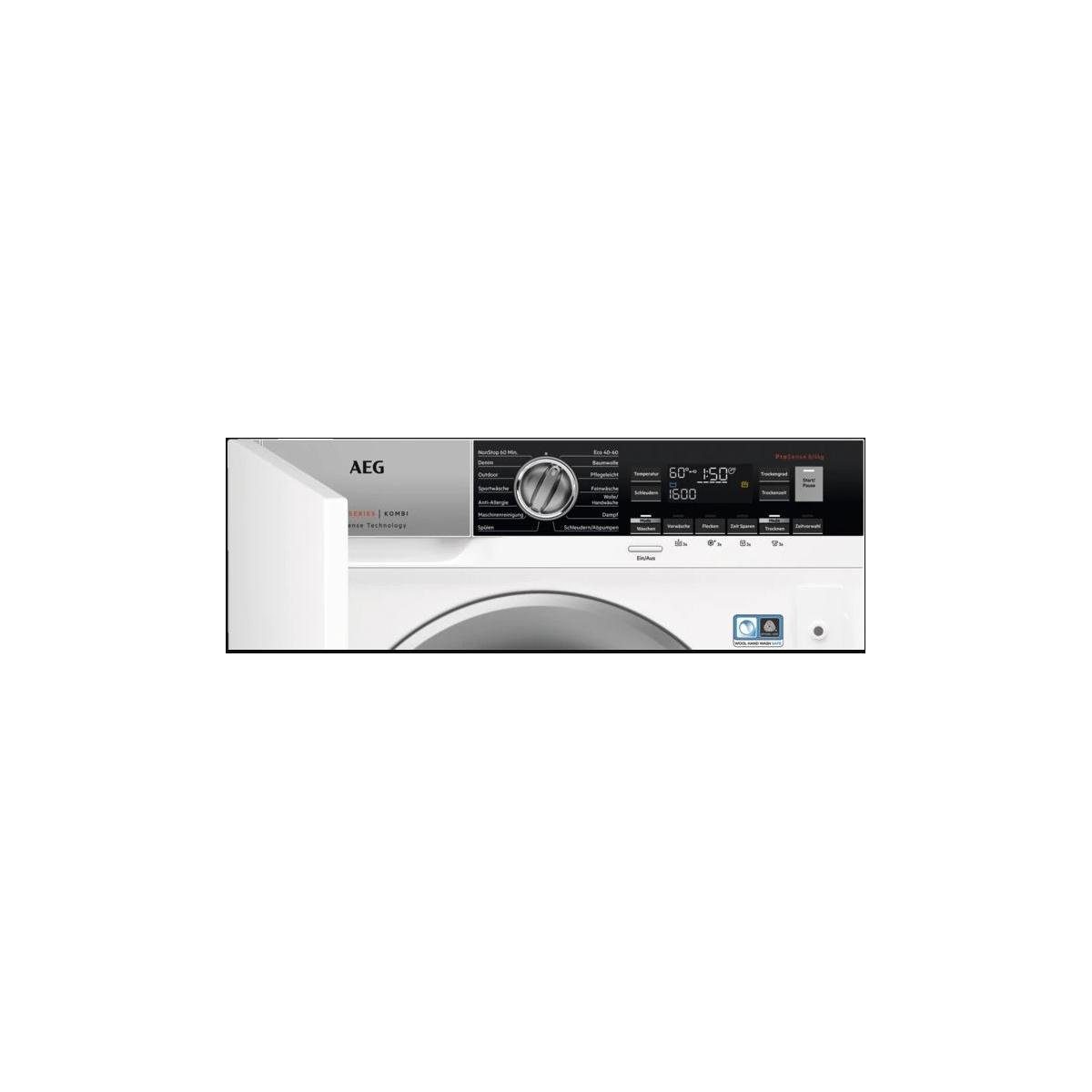 AEG Einbauwaschtrockner AEG L7WEI7680 8/4kg Einbauwaschtrockner, 1550U/min, Dualsense, 8,00 kg, 4 kg, 1600 U/min