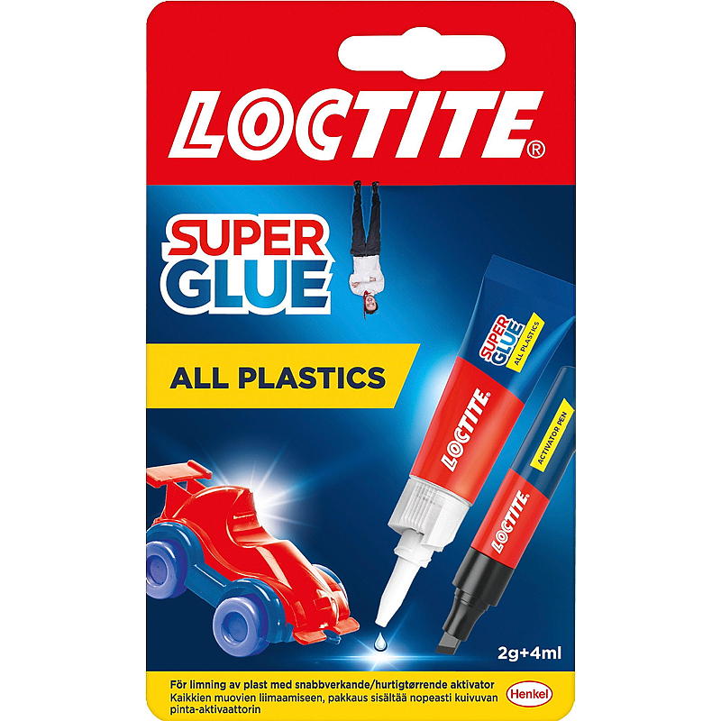 Loctite Super glue 2 g 4 ml all plastics Loctite