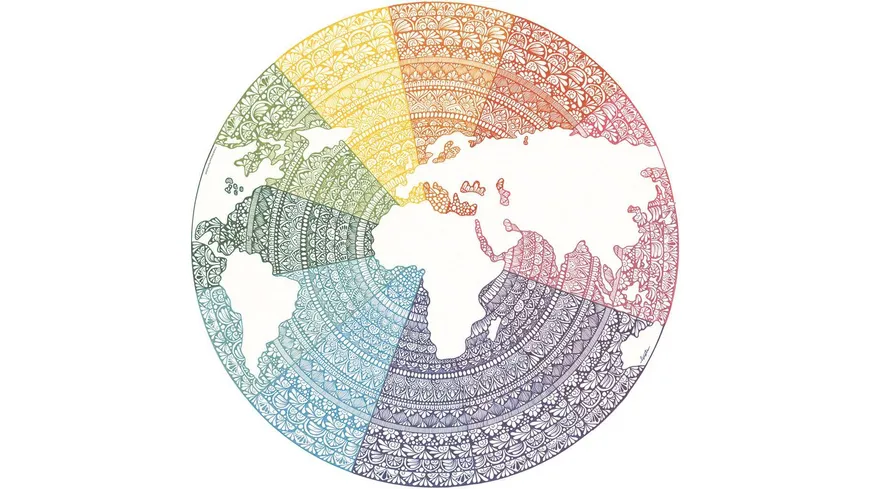 Ravensburger Puzzle - Circle of Colors - Mandala 500 Teile Puzzle