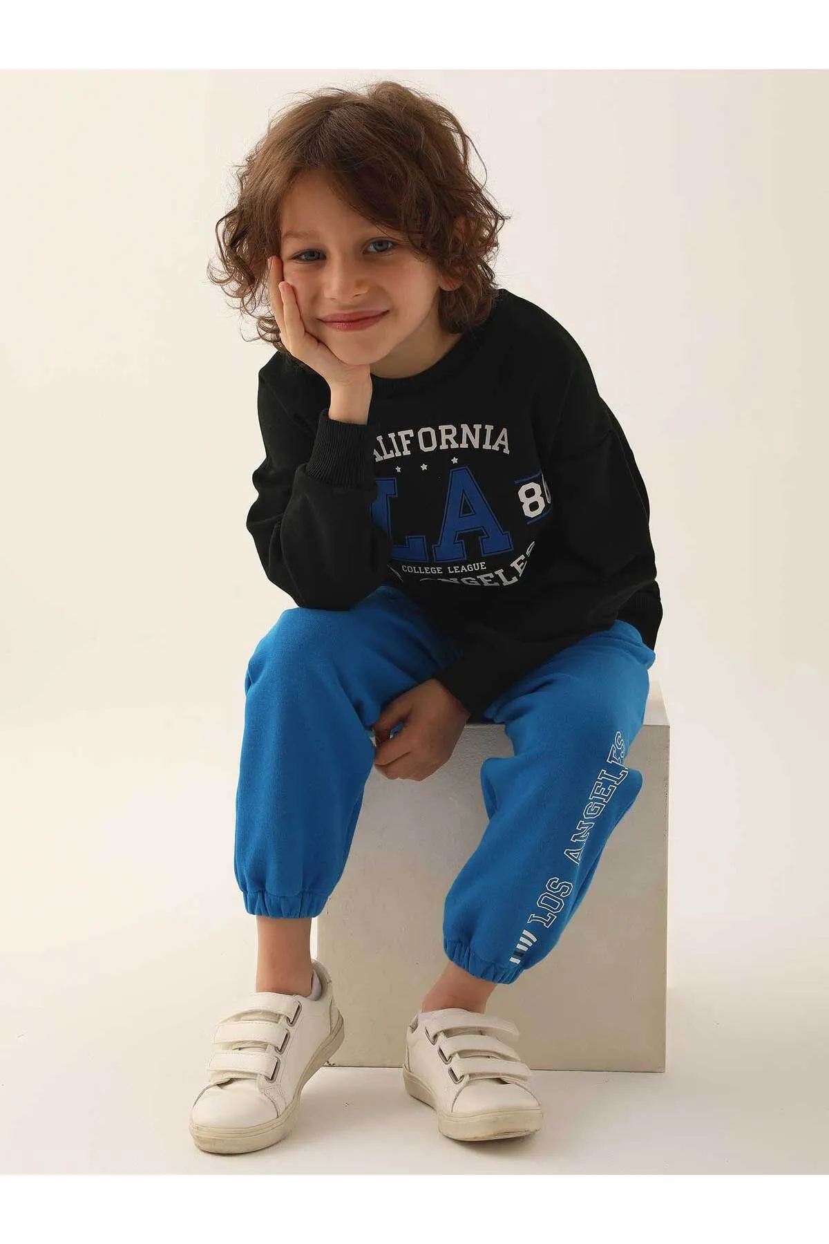 ROLY POLY  Trainingsanzug-Set für Jungen im Alter von 2–7 Jahren – Schwarz
