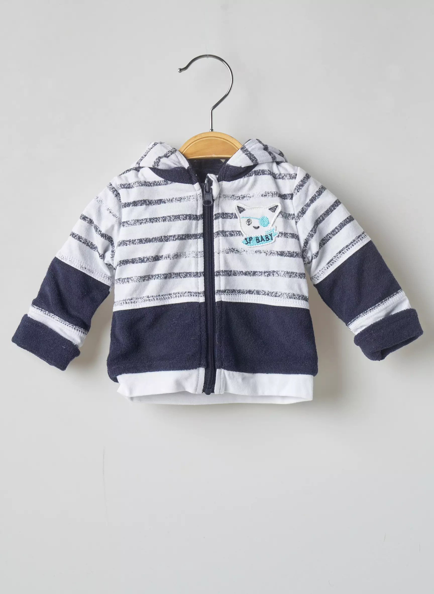 3 Pommes Cardigans Garcon couleur bleu