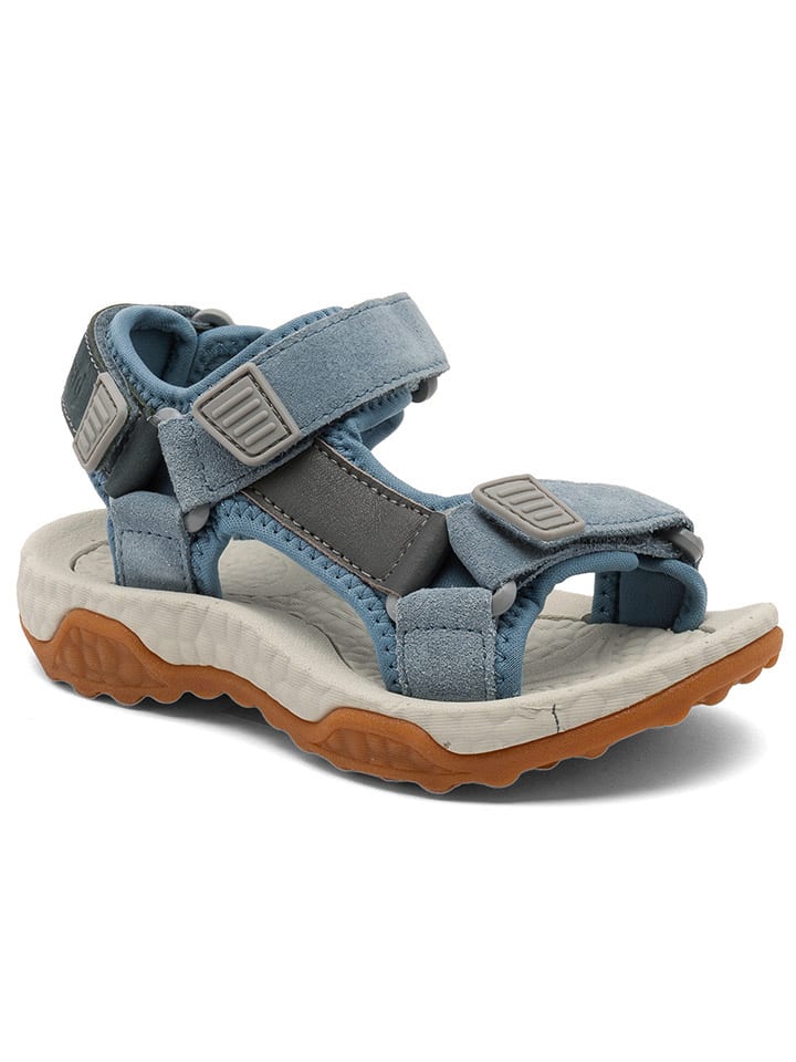 bisgaard Sandalen in Hellblau/ Grau günstig kaufen
