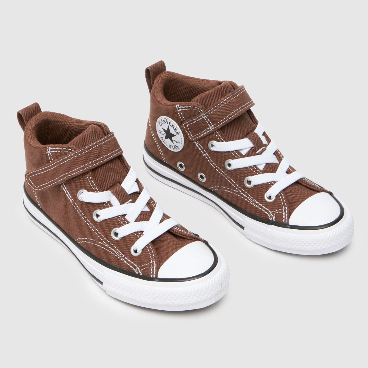 Converse barna és fehér All Star Malden Street V fiús junior cipő