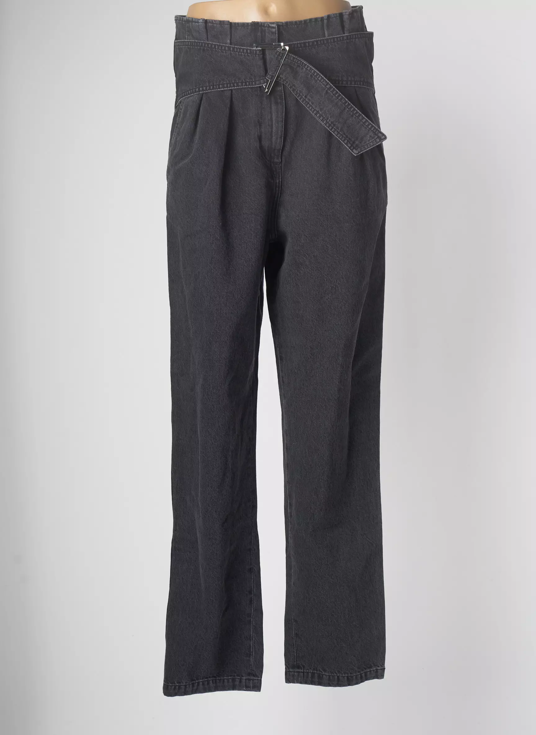 Iro Jeans Coupe Droite Femme couleur gris