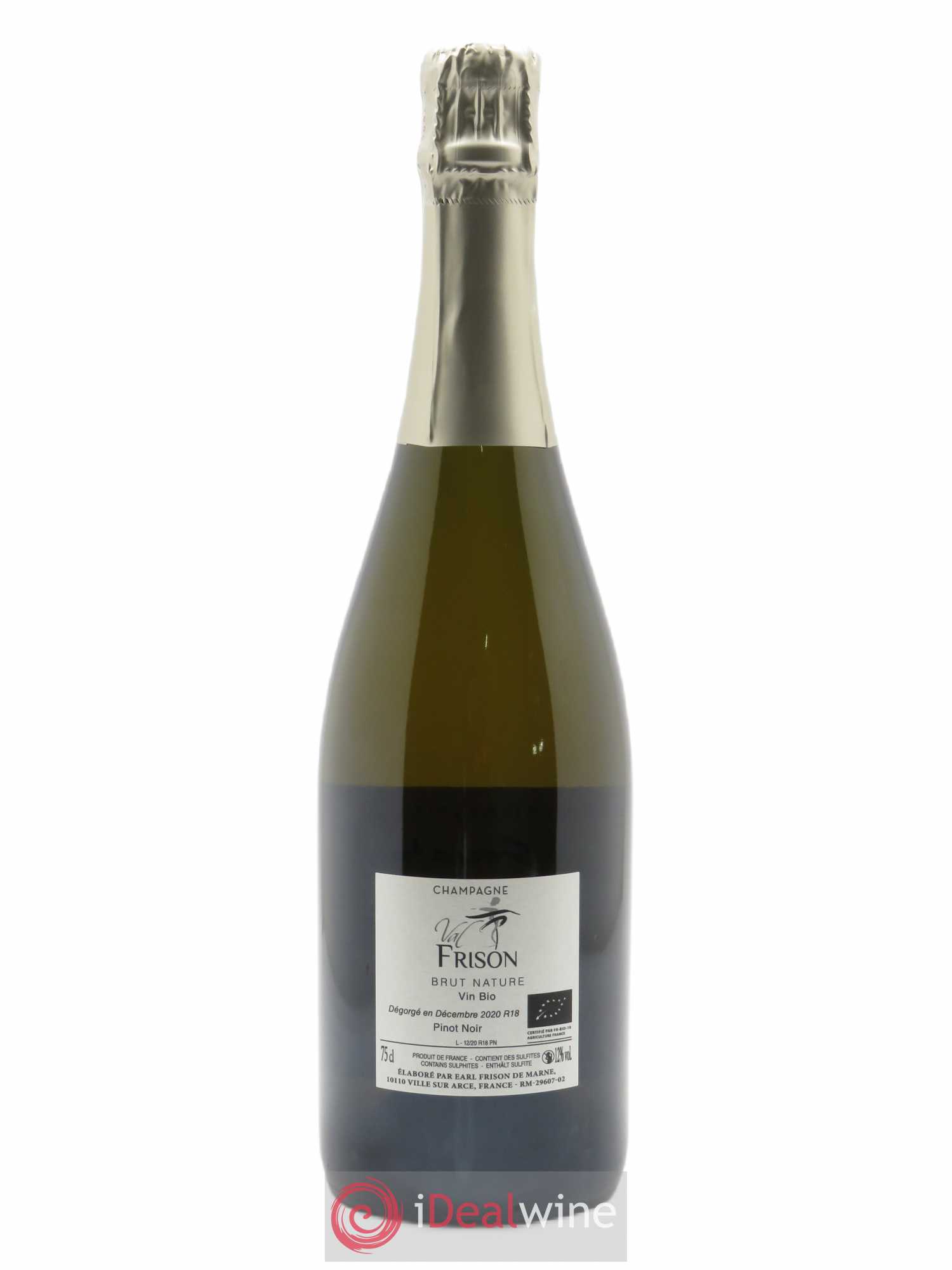 Brut Nature Blanc de Noirs Goustan Val Frison   - Lot de 1 Bouteille