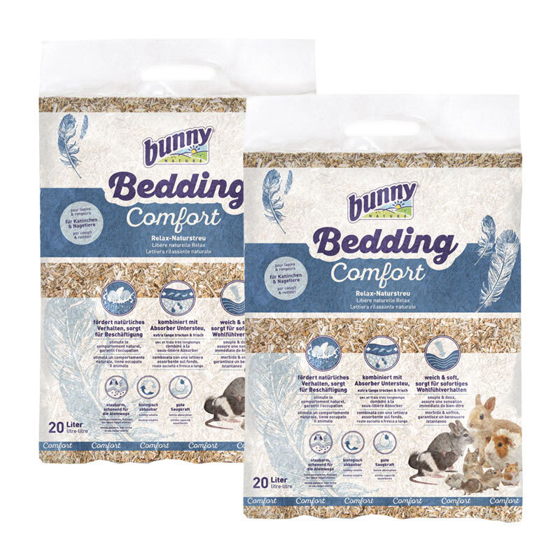 Bunny Streu & Stroh Bunny Bedding Comfort 2x20 l