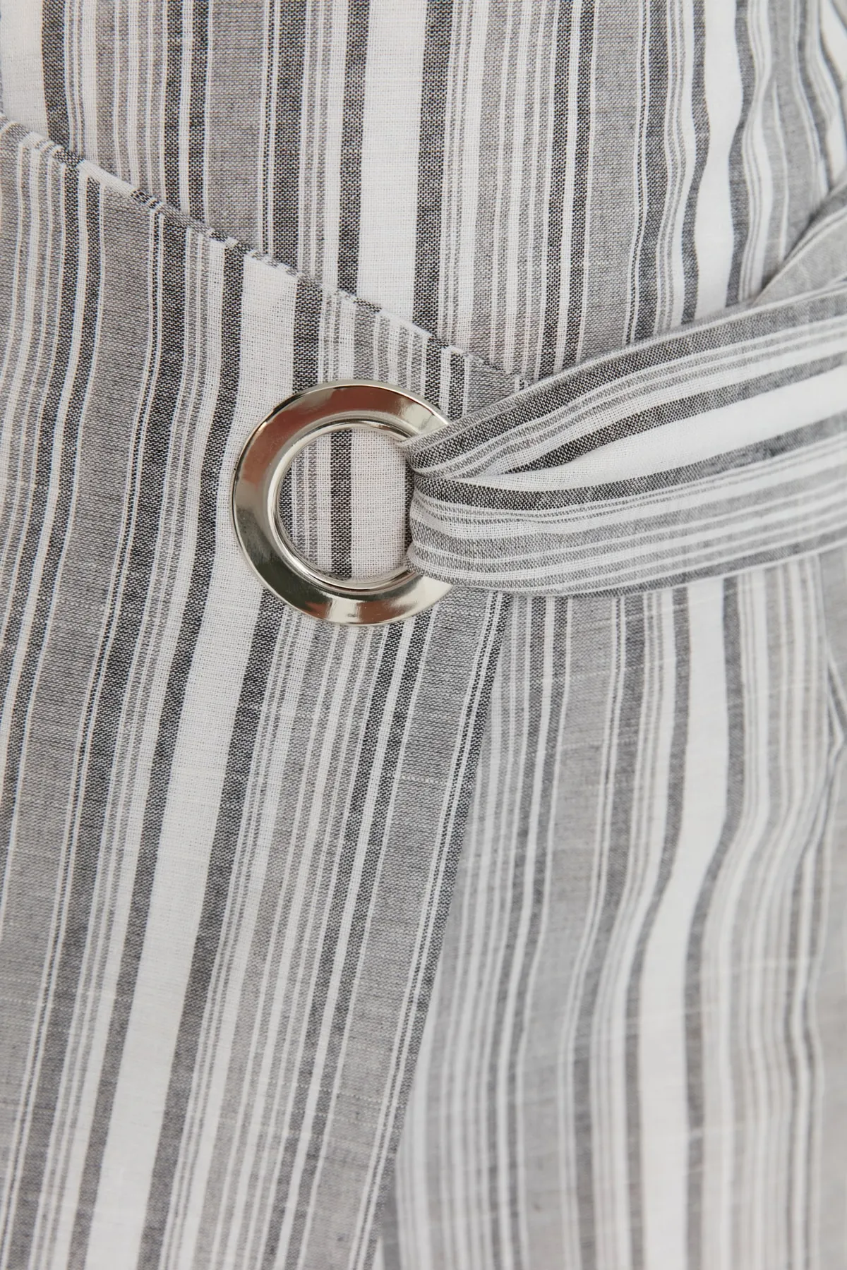 Trendyol Collection  Graues, detailreiches Strandoberteil- und -unterteil-Set TBESS22AU0285