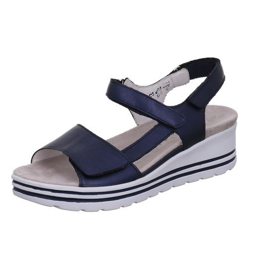 WALDLÄUFER Komfort Sandalen blau Sandalette