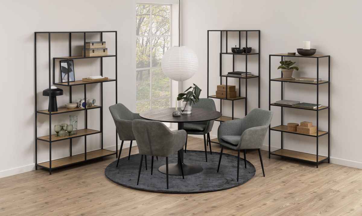 Design-Regal Seaford Eiche 114 x 185 cm