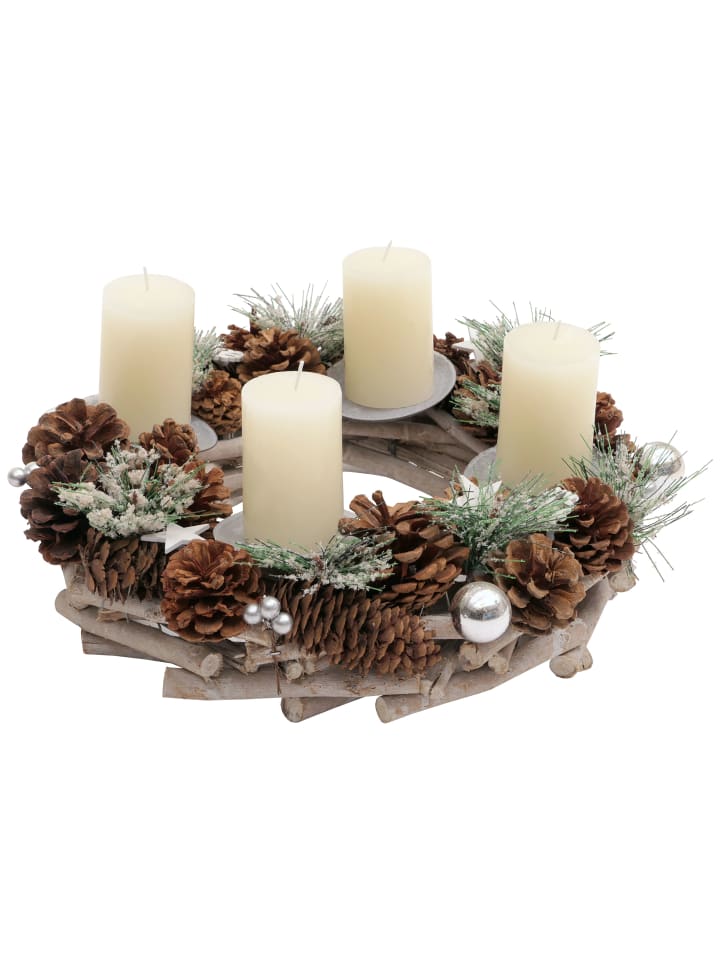 MCW Adventskranz M15, Mit Kerzen günstig kaufen onesize