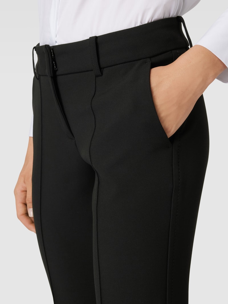 Hose mit französischen Eingrifftaschen Modell 'FARAH' in schwarz