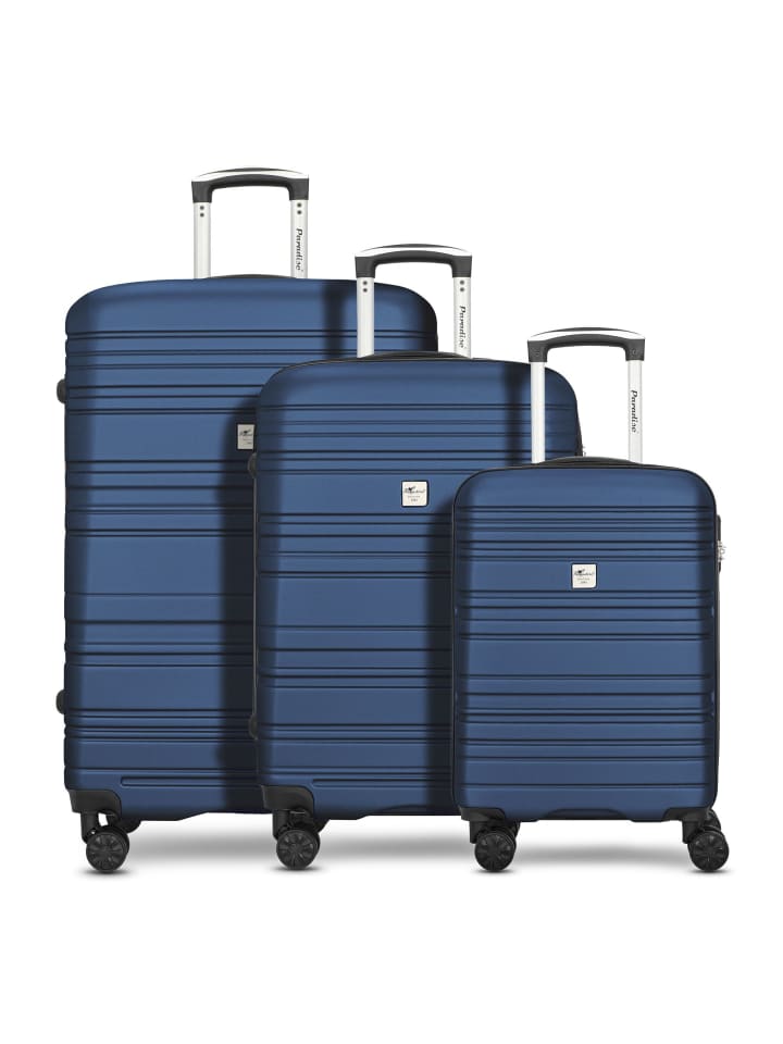 Check.In Paradise 4 Rollen Kofferset 3-teilig in blue günstig kaufen onesize