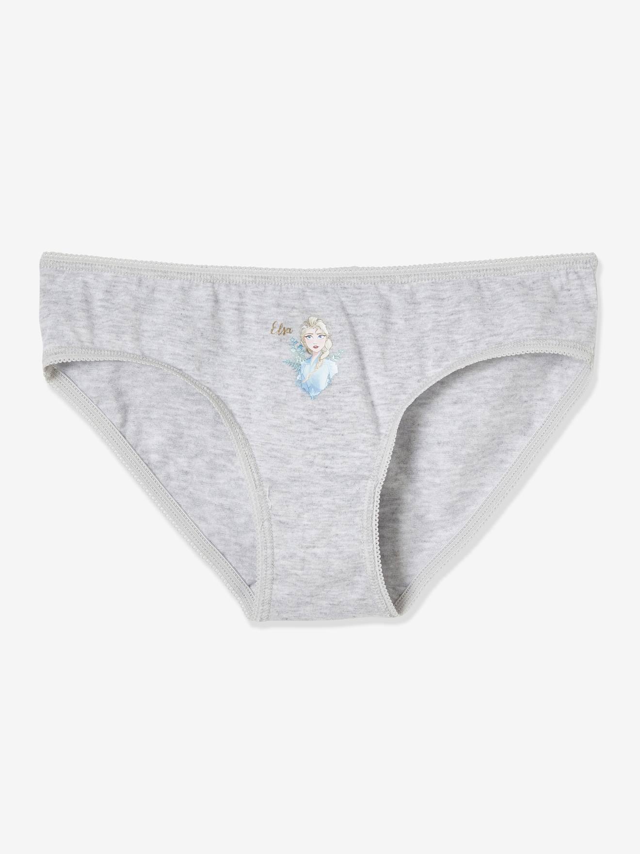Lot de 3 culottes DS La Reine des Neiges 2® gris clair chiné