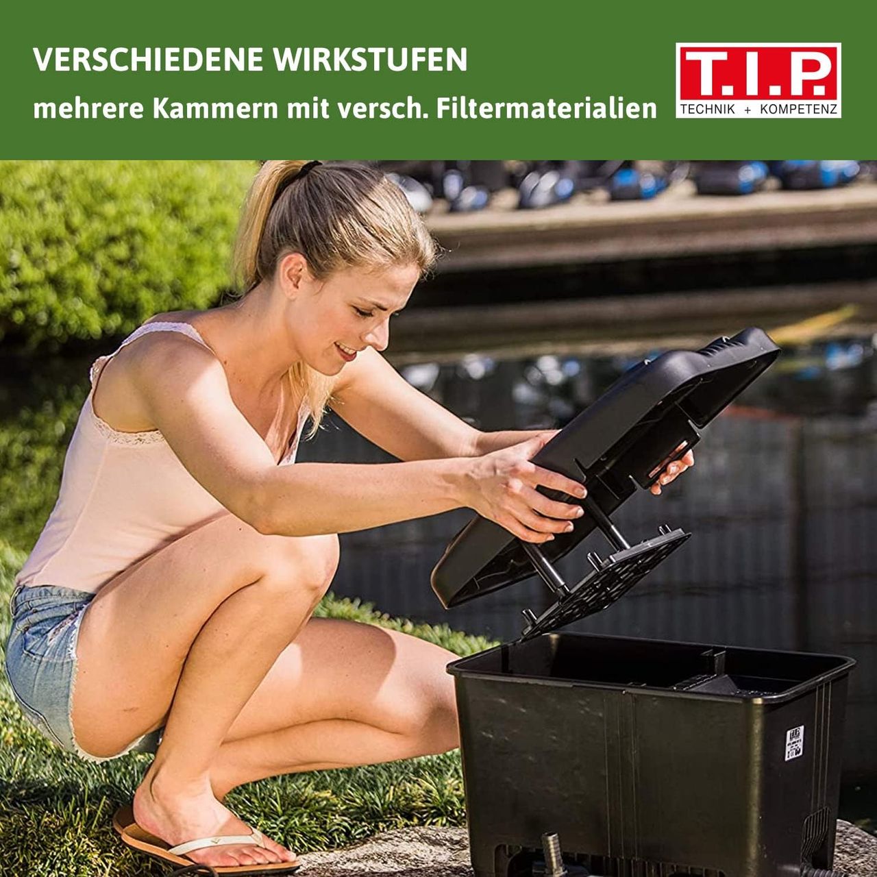 T.I.P. T.I.P Mehrkammer-Teichaußenfilter  WDF 10000 UV 11