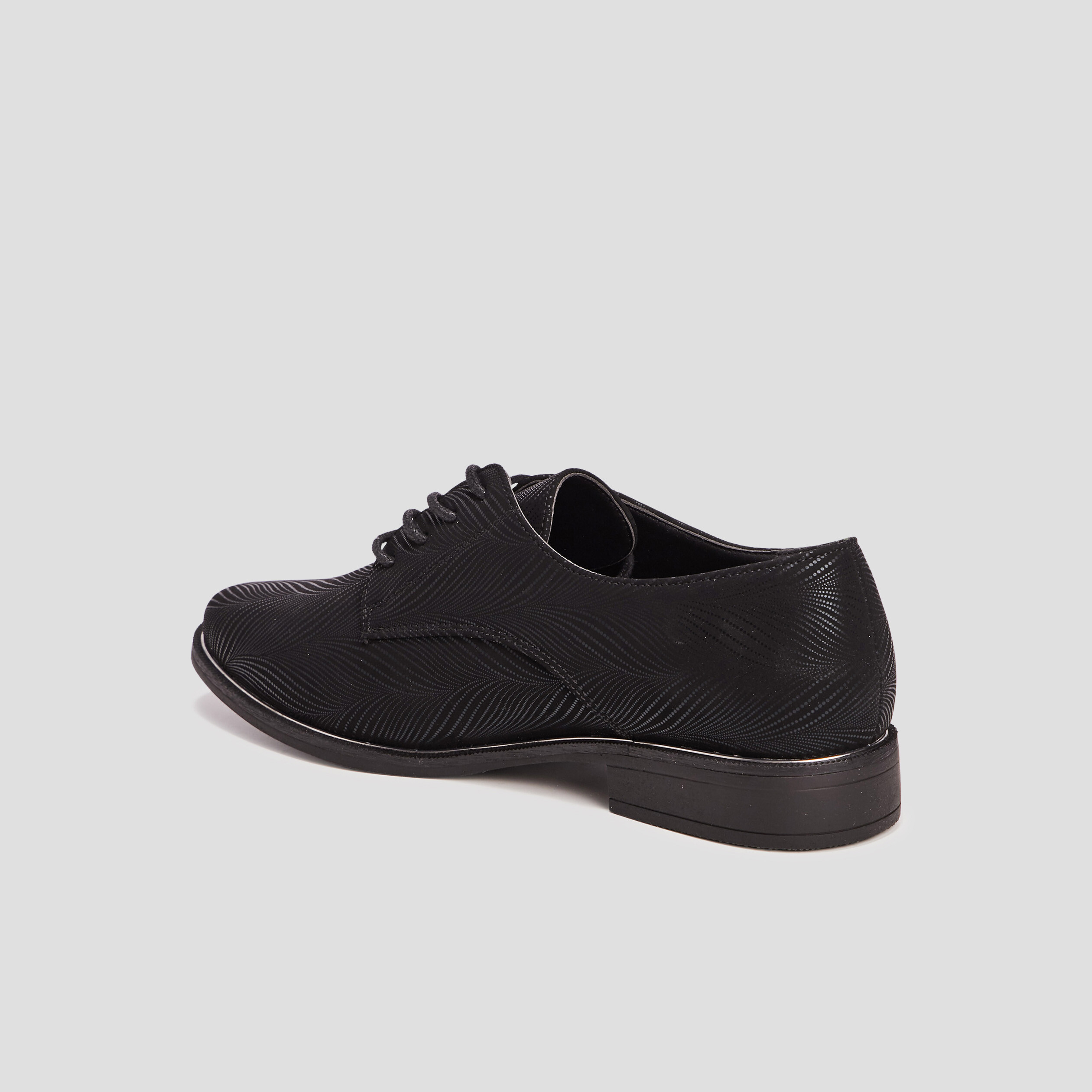Derbies à lacets noir femme | La Halle