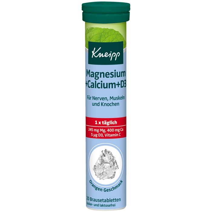 Magnesium + Calcium + D3 Brausetabletten