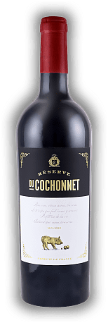 Réserve du Cochonnet Rouge, Cabernet Sauvignon, Merlot, Syrah, IGP Pays D'Oc, 2021, Süd-Frankreich  Réserve du Cochonnet Rouge, Cabernet Sauvignon, Merlot, Syrah, IGP Pays D'Oc, 2021, Süd-Frankreich   Jahrgang 2021 - 0,75	 Liter - Vol 13,5%