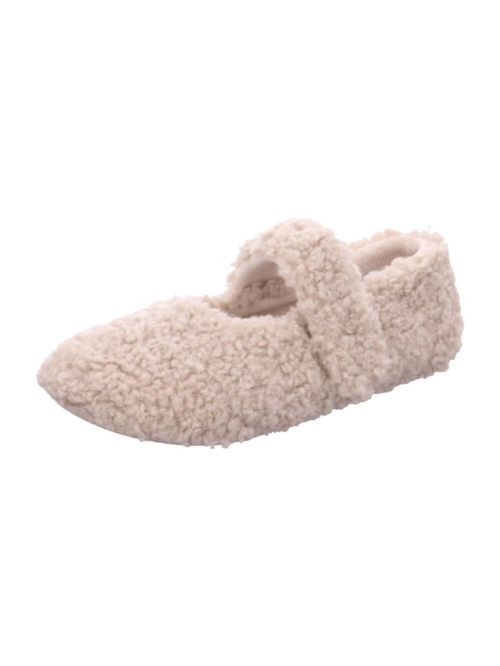 Verbenas Hausschuhe in beige günstig kaufen