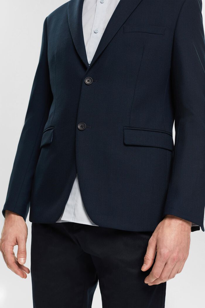 Mix & Match: Blazer mit Birdseye-Muster