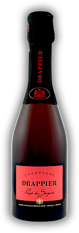 Drappier Rosé de Saignée Brut 0,375 Liter Drappier Rosé de Saignée Brut 0,375 Liter Champagner Drappier Rosé Brut, reiche komplexe Aromen und ausgeprägte Individualität. 0,375	 Liter - Vol 12%