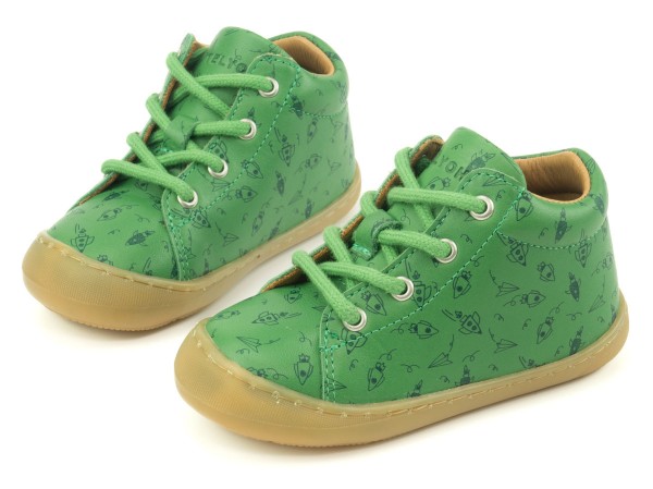Telyoh ~ MidCut Lauflerner Schnürer ~ Rockets Green