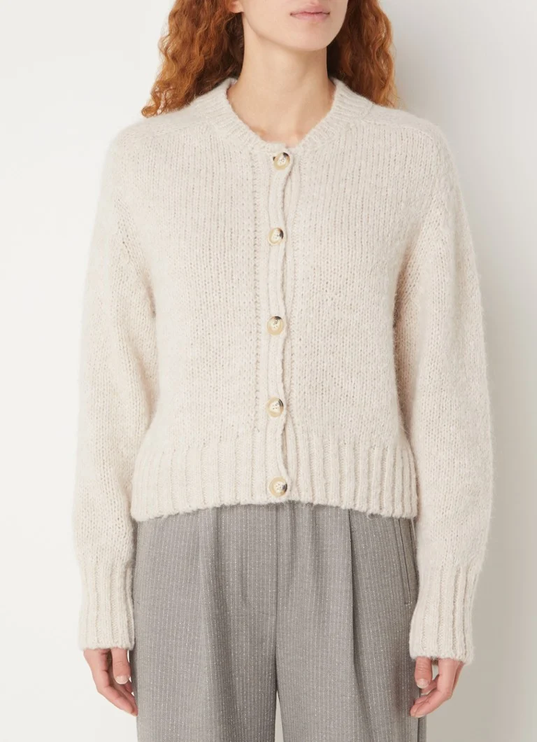 Cardigan gros Jonas de la By-Bar, confecționat dintr-un amestec de lână alpaca.