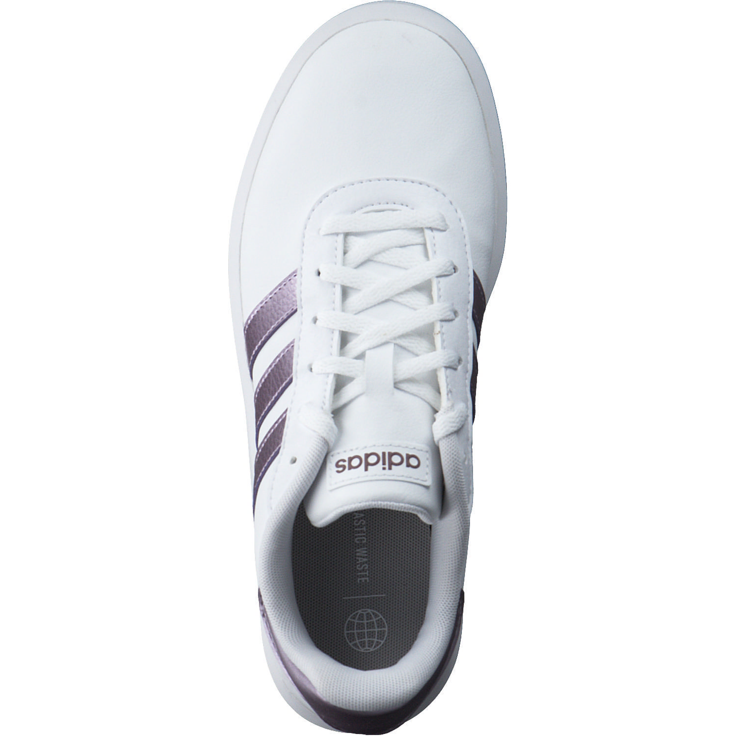 Adidas Core Court Platform, Sneakers Low, Damen, white berry metallic