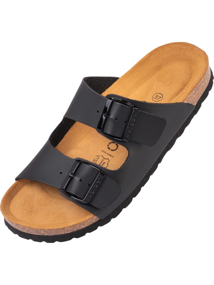 palado Pantoletten in Basic Matt Schwarz günstig kaufen