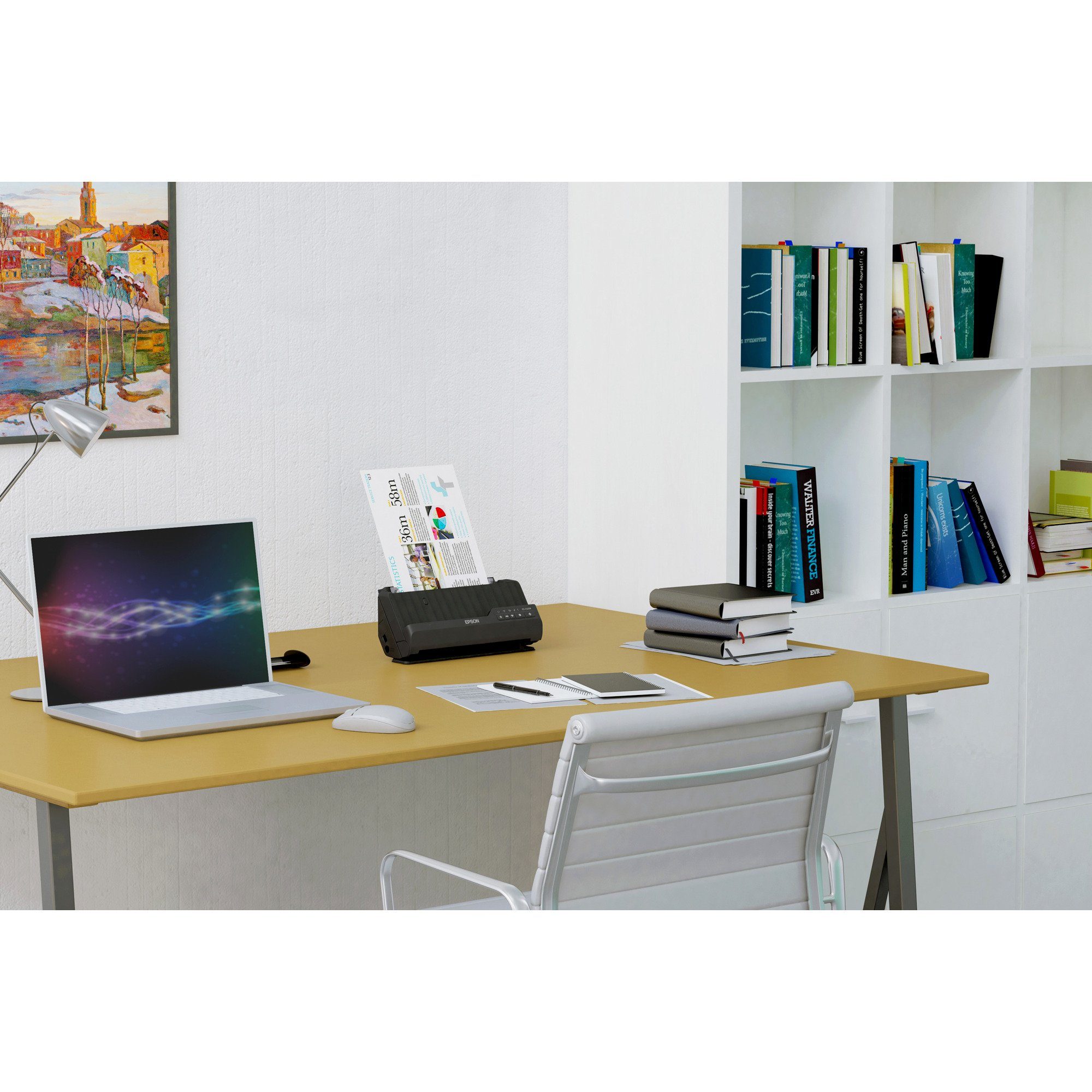 Epson Epson WorkForce ES-C320W, Einzugsscanner, (USB, Dokumentenscanner