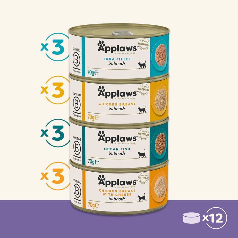 Probierpaket Applaws Adult Dose 12 x 70 g zu TOP-Preisen | bitiba
