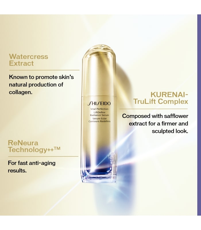 Shiseido-VITAL PERFECTION-Sérum Eclat Contours Redéfinis
