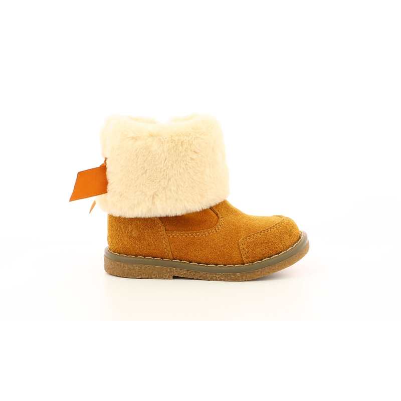 Boots cuir croute cuir Stelie