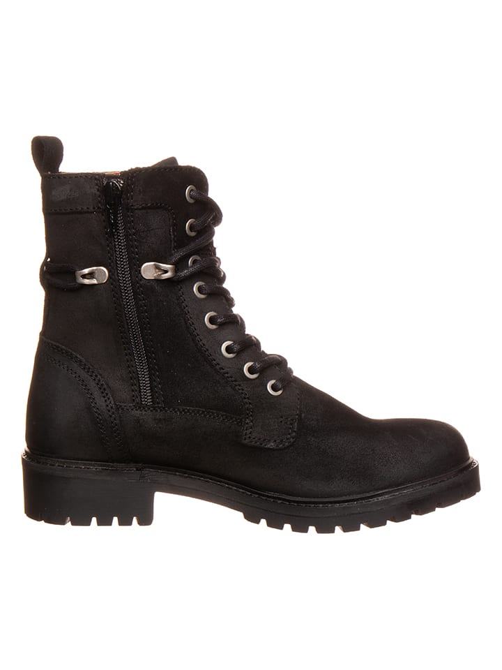 TRAVELIN' Leder-Boots in Schwarz günstig kaufen