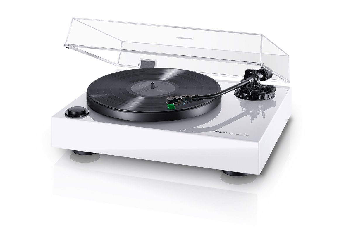 Magnat Magnat MTT 990 mit AT 95E Plattenspieler weiss Plattenspieler