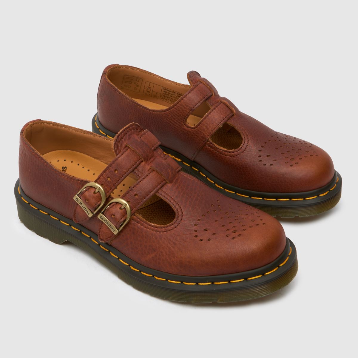 Dr Martens 8065 Mary Jane – Bruna platta skor