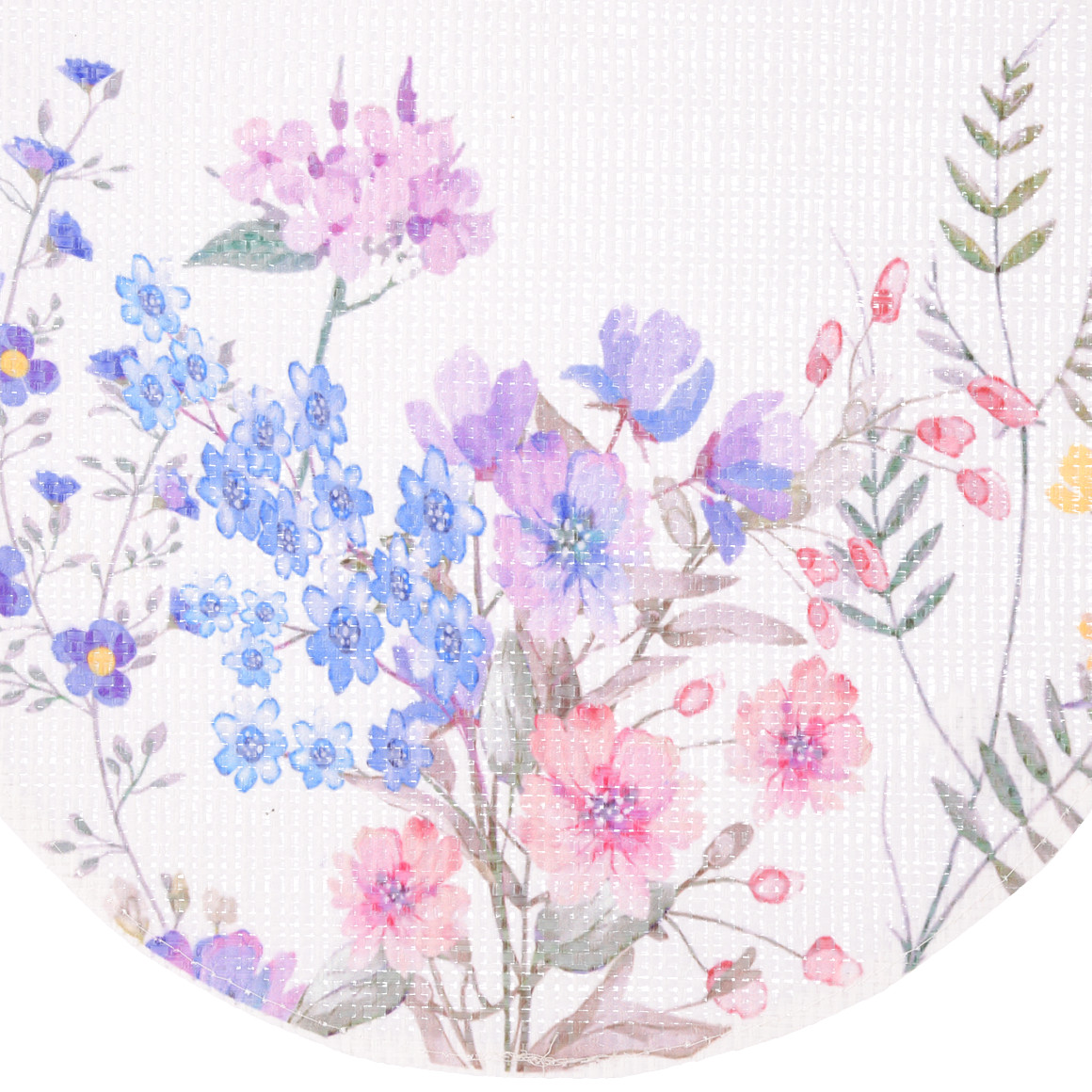Platzset mit Blumen-Motiv