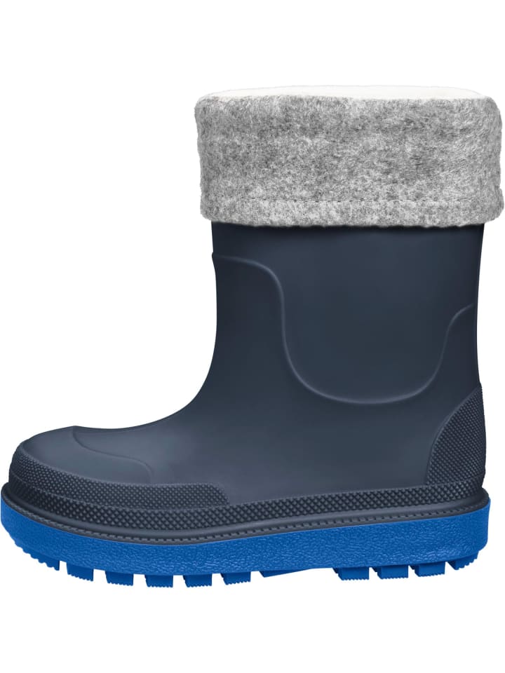 Playshoes Regenstiefel mit Futter in marine günstig kaufen