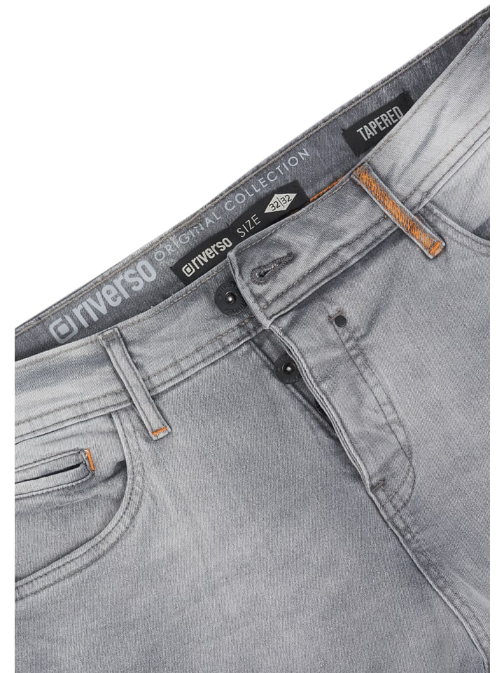 riverso  Jeans RIVToni tapered in Grau günstig kaufen