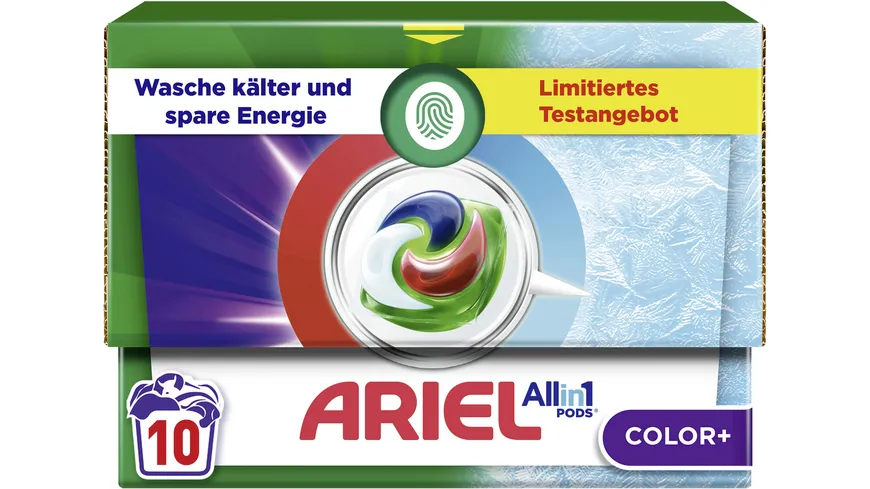 Ariel Color & Regular Waschmittel All-in-1 Pods Limitiertes Testangebot 10WL